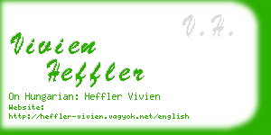 vivien heffler business card